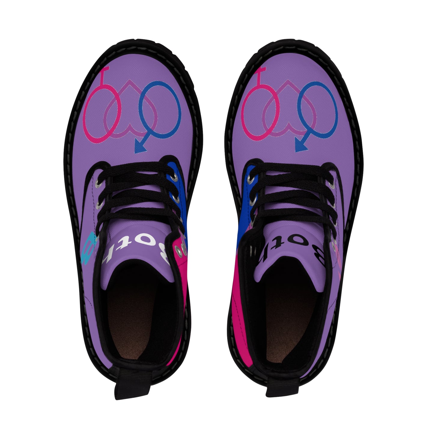 Bisexual Women's Canvas Boots