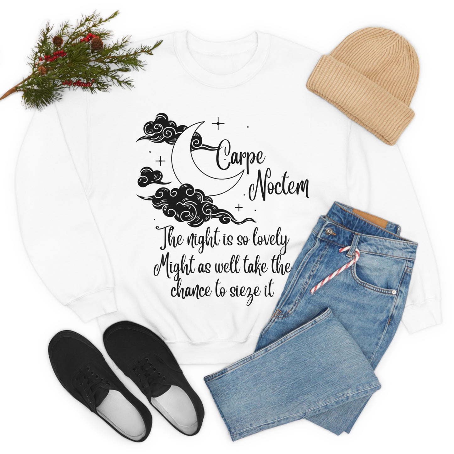 Carpe Noctem - Unisex Heavy Blend™ Crewneck Sweatshirt