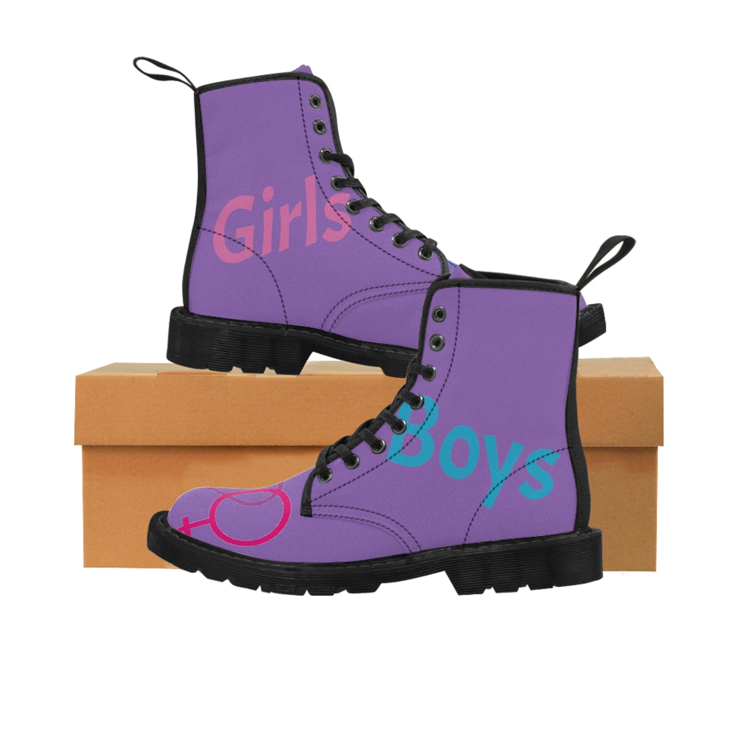 Bisexual Women's Canvas Boots